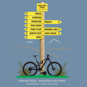 Makara Peak Sign Tee Design